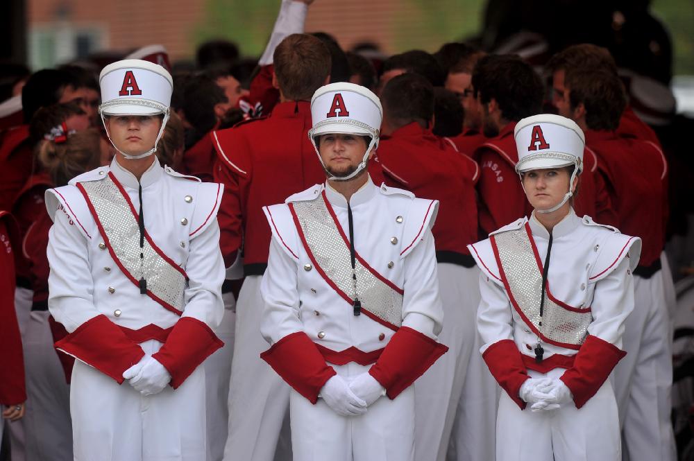NWA Media/MICHAEL WOODS --09/28/2013--  University of Arkansas vs the Texas A&M Aggies during Saturday nights game at Razorback Stadium in Fayetteville.