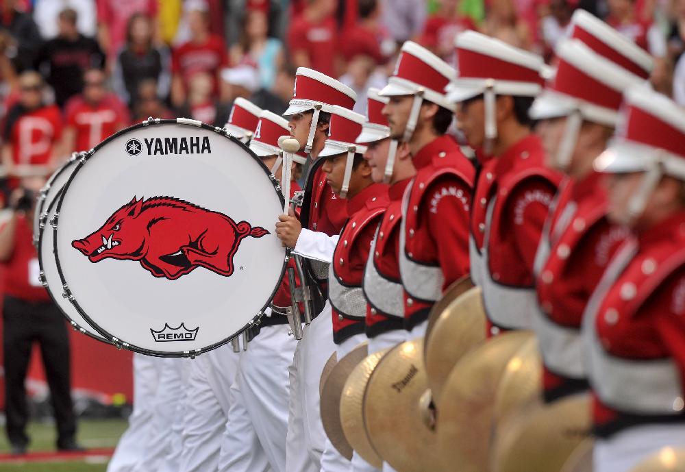 NWA Media/MICHAEL WOODS --09/28/2013--  University of Arkansas vs the Texas A&M Aggies during Saturday nights game at Razorback Stadium in Fayetteville.