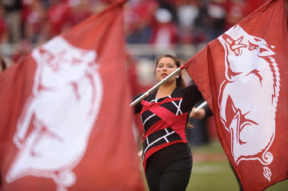 NWA Media/MICHAEL WOODS --09/28/2013--  University of Arkansas vs the Texas A&M Aggies during Saturday nights game at Razorback Stadium in Fayetteville.