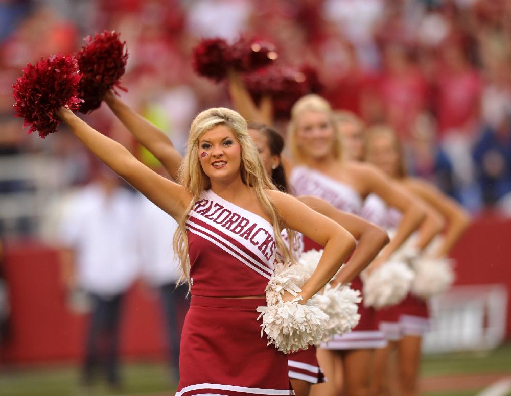 NWA Media/MICHAEL WOODS --09/28/2013--  University of Arkansas vs the Texas A&M Aggies during Saturday nights game at Razorback Stadium in Fayetteville.