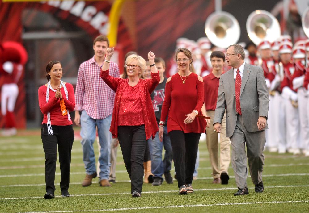 NWA Media/MICHAEL WOODS --09/28/2013--  University of Arkansas vs the Texas A&M Aggies during Saturday nights game at Razorback Stadium in Fayetteville.