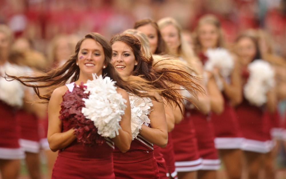 NWA Media/MICHAEL WOODS --09/28/2013--  University of Arkansas vs the Texas A&M Aggies during Saturday nights game at Razorback Stadium in Fayetteville.