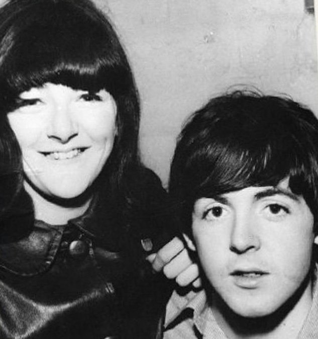 The way they were: Freda Kelly and Paul McCartney in the months before Beatlemania became a worldwide phenomenon. 
