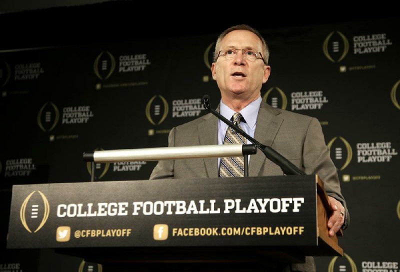 Arkansas Athletic Director Jeff Long, chairman of the College Football Playoff selection committee, said the work of the committee will “be difficult but rewarding.” 