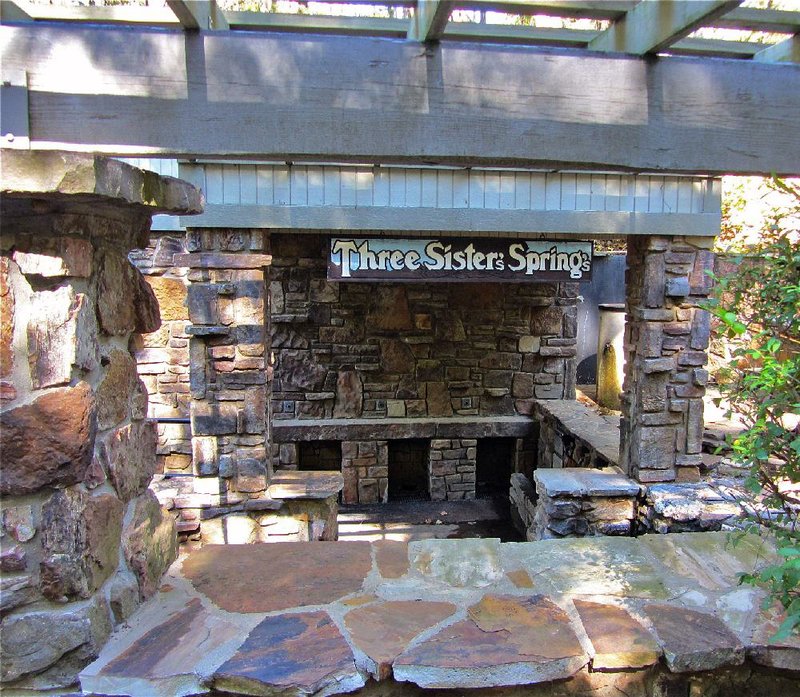 Three Sisters Springs is a history-related site in Lake Ouachita State Park. 