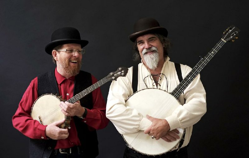 Tim O’Brien and Darrell Scott are performing at this weekend’s Mulberry Mountain Harvest Festival. 