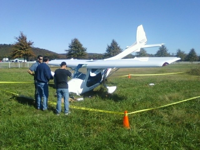 A plane that was reported to have crashed near Elkins.