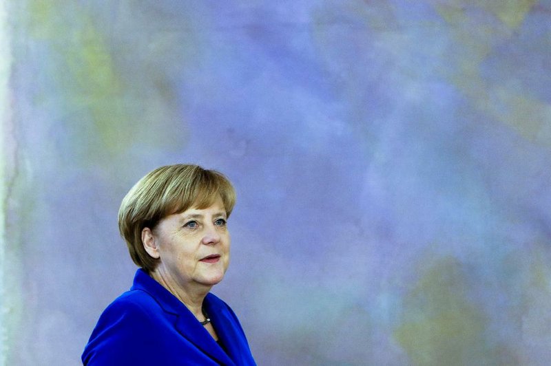 The German government said Wednesday that it had received information that the cellphone of Chancellor Angela Merkel was under surveillance by U.S. intelligence services. 