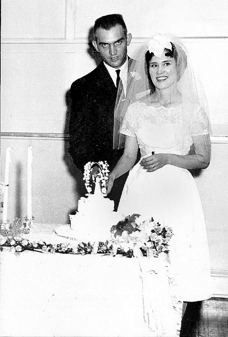 Carroll and Sue Luten on their wedding day, Oct. 12, 1963 