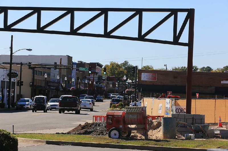 Work is underway on the conversion of the Region’s Bank building at 1023 Main St. in Conway into the Metro Square project, part of the ongoing development of Conway’s downtown. 