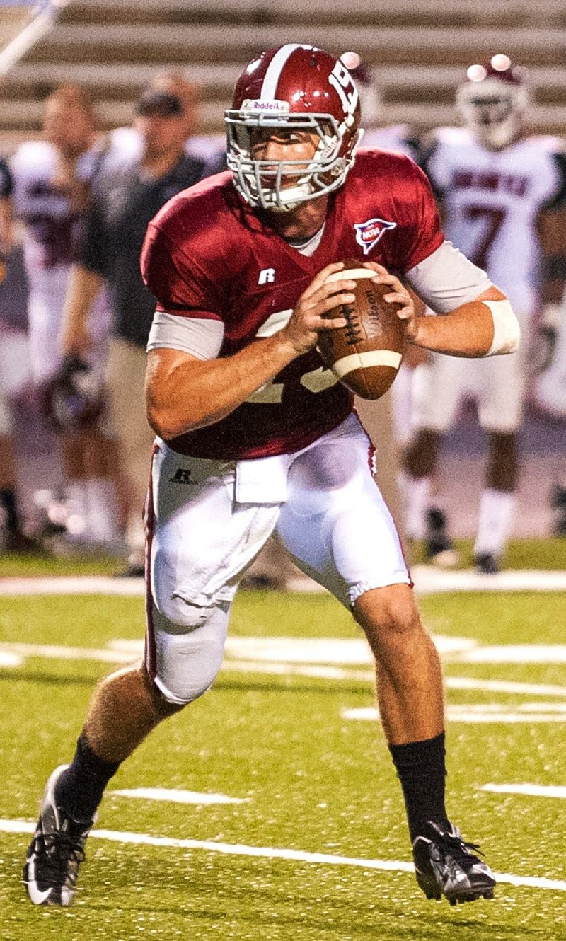 Henderson State quarterback Kevin Rodgers will lead the Reddies today against Harding in Searcy. The Reddies are the only undefeated team left in the Great American Conference. 