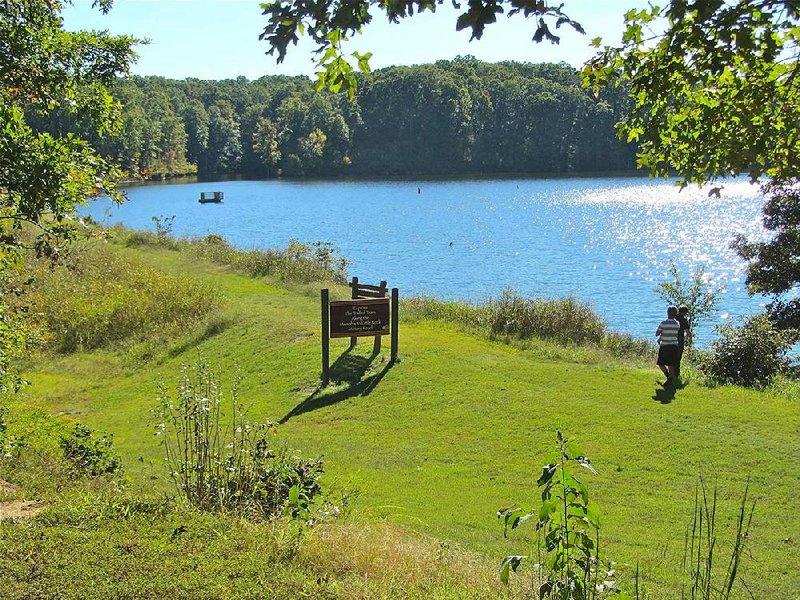 A segment of a Trail of Tears route from the 1830s can be walked at Village Creek State Park in northeast Arkansas. 