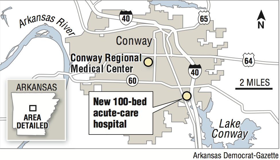 100-bed hospital set for Conway by 2016