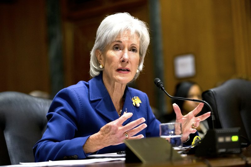 Health and Human Services Secretary Kathleen Sebelius testifies on Capitol Hill in Washington on Wednesday, Nov. 6, 2013, before the Senate Finance Committee hearing on the difficulties plaguing the implementation of the Affordable Care Act.