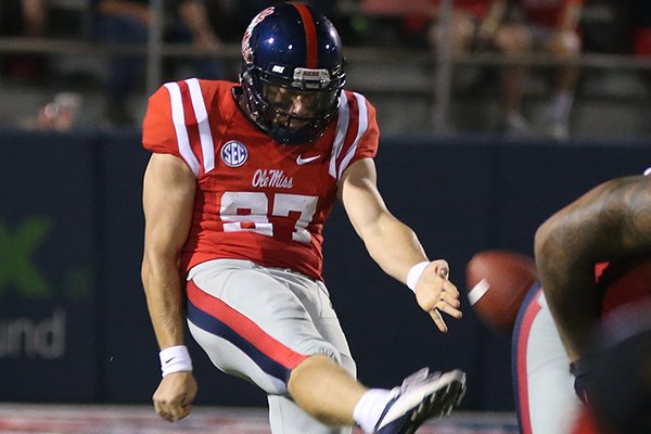 Ole Miss punter Tyler Campbell is from Little Rock. 