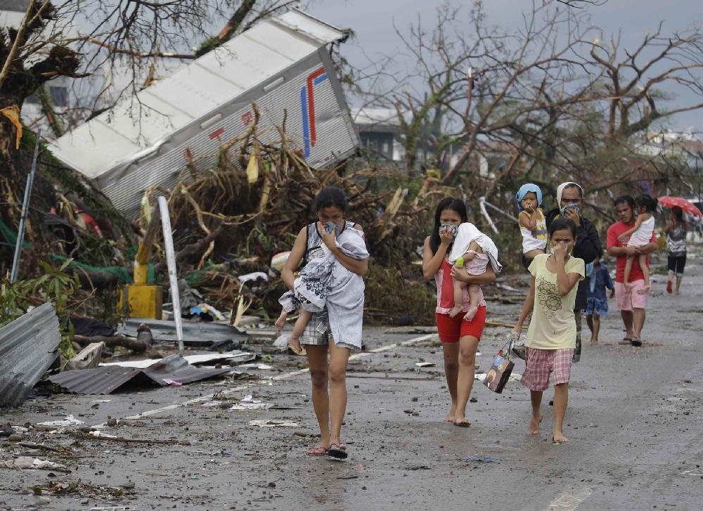 Philippines Reels From Typhoon; Damage Untold