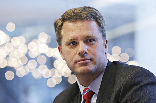 New President and Chief Executive Officer Doug McMillon is Wal-Mart’s top earner for the retailer’s 2014 fiscal year. He is shown in this file photo.