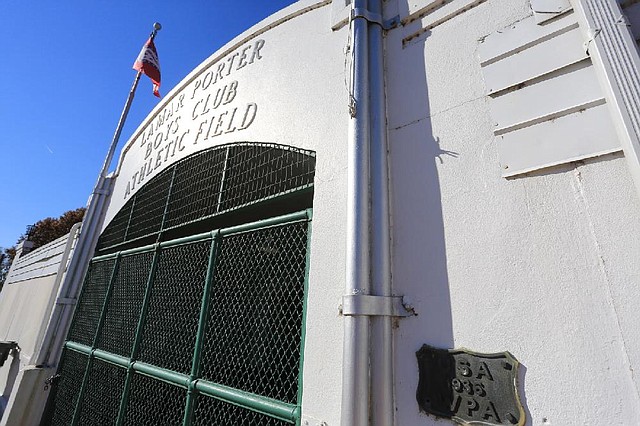 Arkansas Democrat-Gazette/RICK MCFARLAND --11/29/13--  Lamar Porter Boys Club Athletic Field, built in in 1936, at West 7th and Johnson streets in Little Rock Friday.