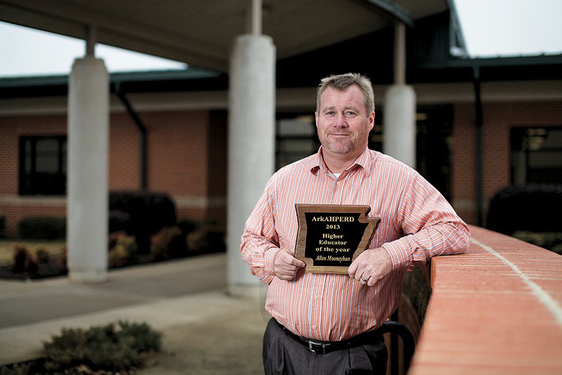 Allen Mooneyhan, division chair and assistant professor of physical education at Arkansas State University-Newport, was recently named Higher Educator of the Year by the Arkansas Association for Health, Physical Education, Recreation and Dance.