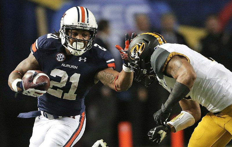 Auburn running back Tre Mason, who rushed for 304 yards in the Tigers’ 59-42 victory over Missouri in the SEC Championship Game, kept telling Coach Gus Malzahn to give him the ball. 
