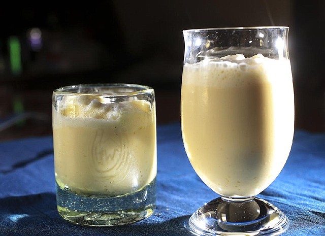 Butterscotch Eggnog has undertones of caramel and butterscotch and is delicious made with whiskey or spiced rum. 