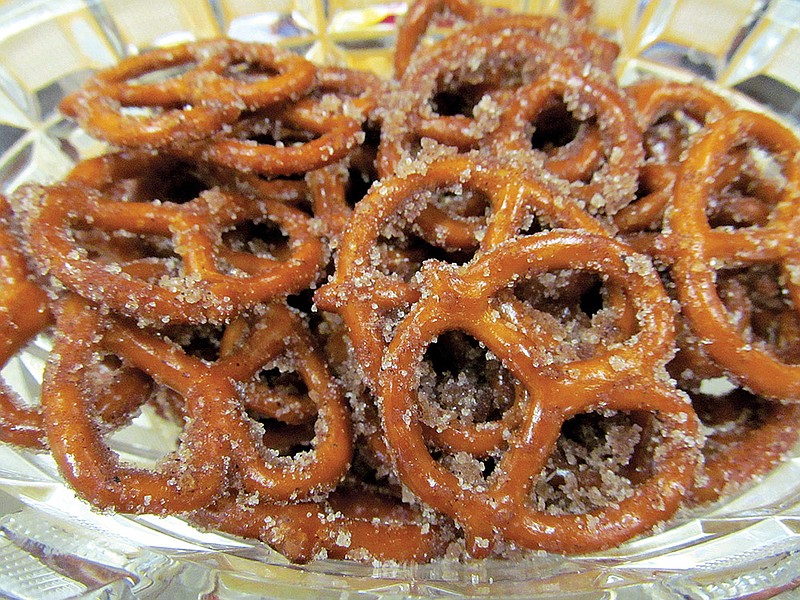 Warm and spicy cinnamon sugar coats the tiny pretzels for a perfect salty, sweet and crunchy holiday snack. Make a double batch, and share something special with friends and family.
