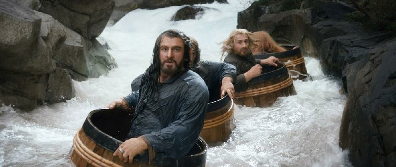 Caption: (L-r) RICHARD ARMITAGE as Thorin and DEAN O'GORMAN as Fili in the fantasy adventure "THE HOBBIT: THE DESOLATION OF SMAUG," a production of New Line Cinema and Metro-Goldwyn-Mayer Pictures (MGM), released by Warner Bros. Pictures and MGM.