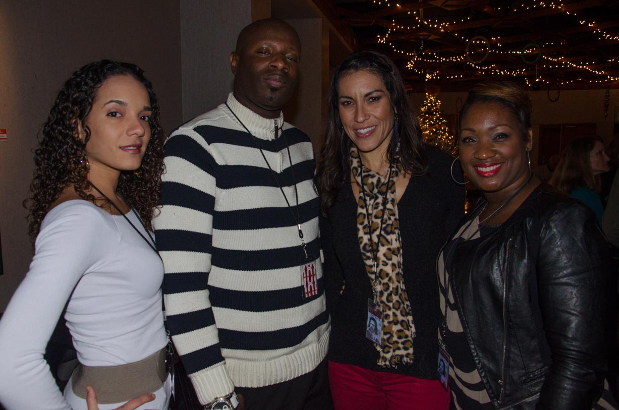 Cibeles Ramirez, Cliff "Drummerboy" Aaron, Mindy C. VanKuren and Bridget Baltimore