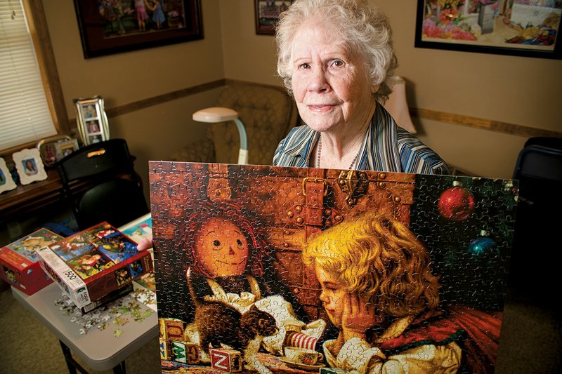 Rose Bud resident Beulah Fason, 86, has completed thousands of jigsaw puzzles in her lifetime. This year, she started keeping track of her hobby, and since then, she has placed 120,000 puzzle pieces.