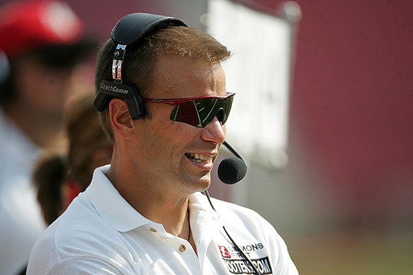 Heber Springs head coach Steve Janski during a 2011 game against Shiloh Christian at Razorback Stadium in Fayetteville. 