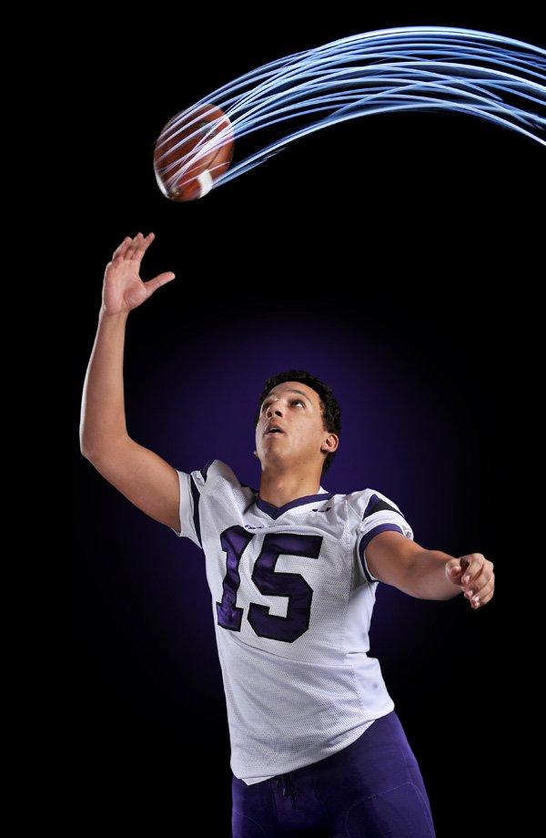 Fayetteville's C.J. O'Grady, Big 7 Football Co-Newcomer of the Year.
