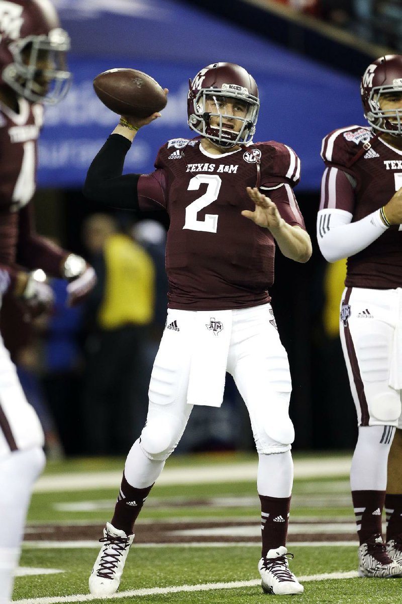 Texas A&M quarterback Johnny Manziel passed for almost 400 yards in Tuesday night’s Chick-fil-A Bowl victory, but one Duke fan wasn’t impressed. 