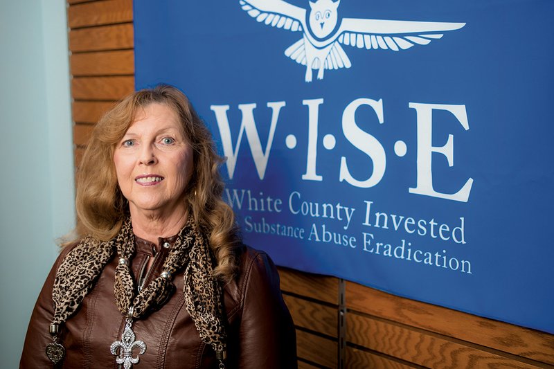Shirley Powell of Searcy, a retired professor from Arkansas State University-Beebe, spends her spare time volunteering in the community. In December, she was named Volunteer of the Year for the WISE Coalition in Searcy.
