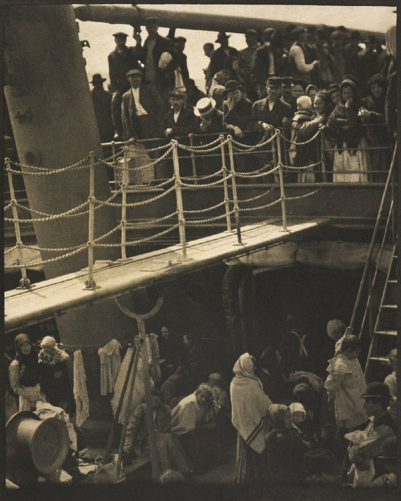 Alfred Stieglitz’s 1907 photogravure The Steerage is regarded as one of the most important images of American photography. It hangs at Crystal Bridges Museum of American Art and is part of “The Artists’ Eye: Georgia O’Keeffe and the Alfred Stieglitz Collection” exhibition. 
