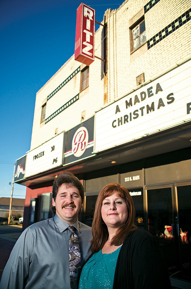 Marty and Marla Nix own and operate the Ritz Theatre in Malvern. The theater opened in 1938 and celebrated 75 years in business on Dec. 8.