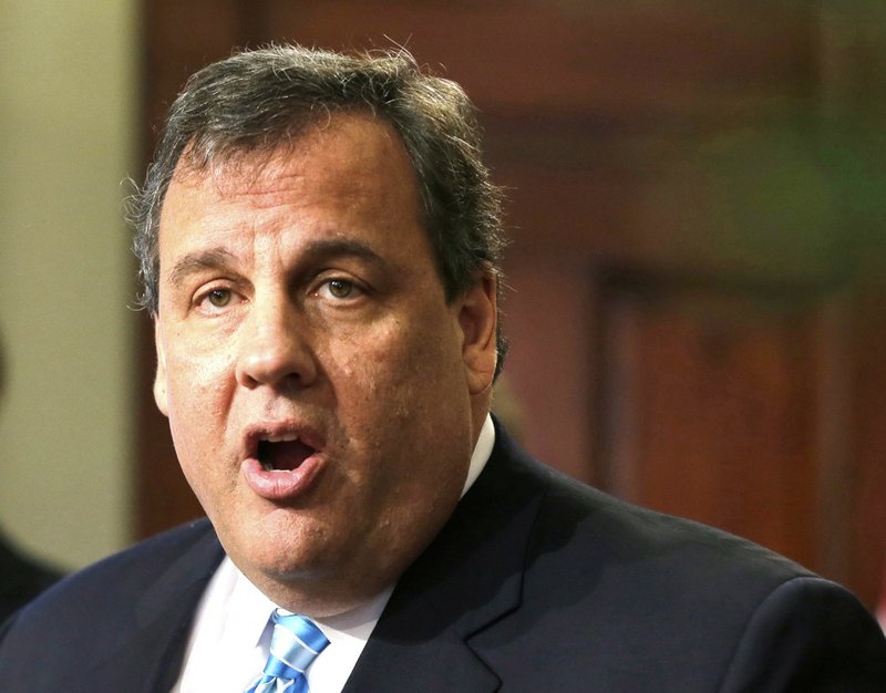 New Jersey Gov. Chris Christie speaks in Trenton, N.J., a day after revelations that Christie's administration may have closed highway lanes to exact political retribution, in this Dec. 19, 2013, file photo. 