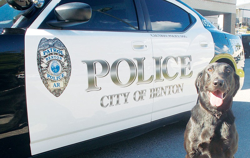 Benton, named for the city he served, died Thursday. The police dog has been a member of the city’s force since 2009.