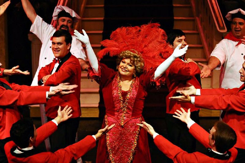 Sally Struthers plays matchmaker Dolly Levi in the touring production of Hello, Dolly!, on stage this week at Little Rock’s Robinson Center Music Hall. 