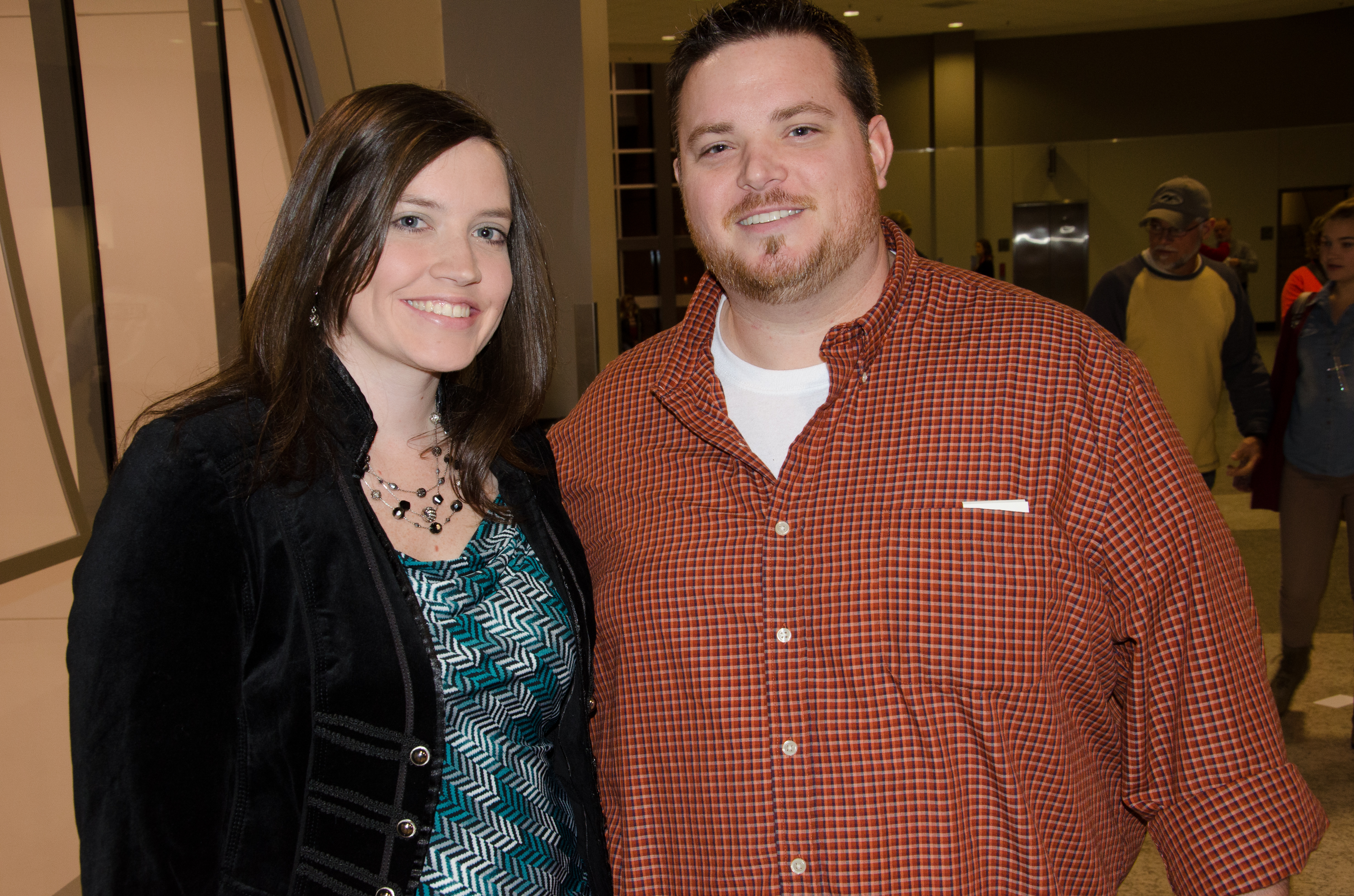 Megan Hill and Lance Gipson