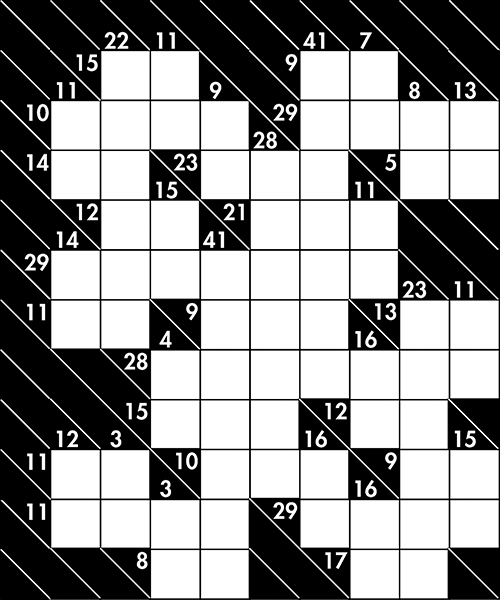 01.22.14 Kakuro Puzzle