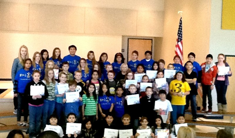 Submitted Photo Students from Decatur Northside Elementary s fourth, fifth and sixth grade classes received their certificates during an afternoon assembly on Jan. 16. The assembly marked the second quarter honor roll and citizenship awards.