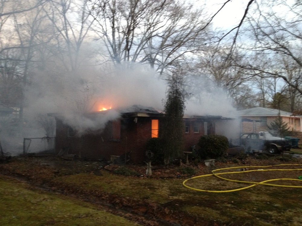 Fire ravages house near Sherwood