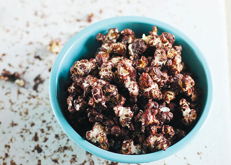 Salted Dark Chocolate Popcorn