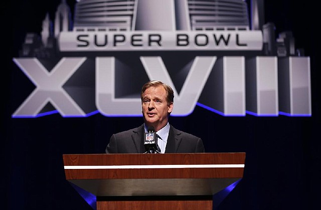 NFL Commissioner Roger Goodell, speaking at his annual “State of the League” news conference Friday in New York, outlined the advantages of increasing the postseason field from 12 to 14 teams. “We think we can make the league more competitive,” he said. “We think we can make the match ups more competitive toward the end of the season. There will be more excitement, more memorable moments for our fans. And that’s something that attracts us.” 