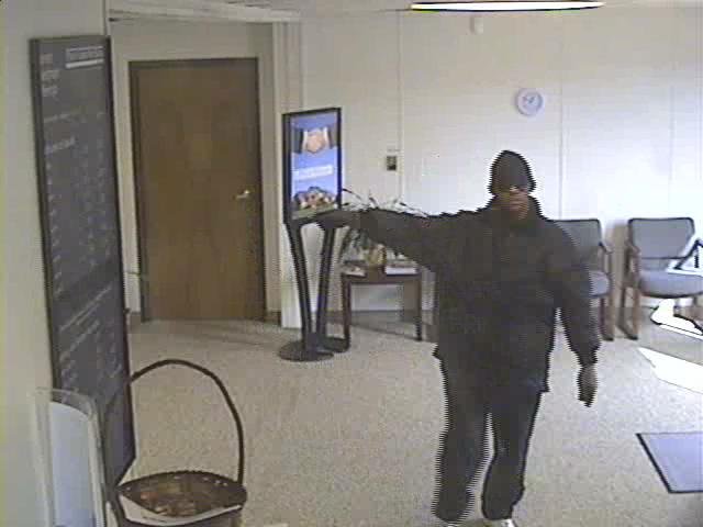 Searcy police are looking for a man who they say robbed a bank at gunpoint Monday, Feb. 3, 2014. 