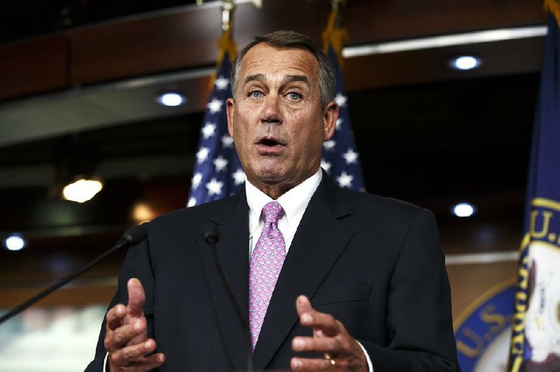 House Speaker John Boehner, shown last week at the Capitol, said after the vote to extend U.S. borrowing power Tuesday that House Republicans “are not crazy about voting to increase the debt ceiling.” 