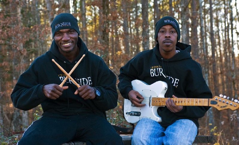 The Cedric Burnside Project is Cedric Burnside (left) and Trenton Ayers. 