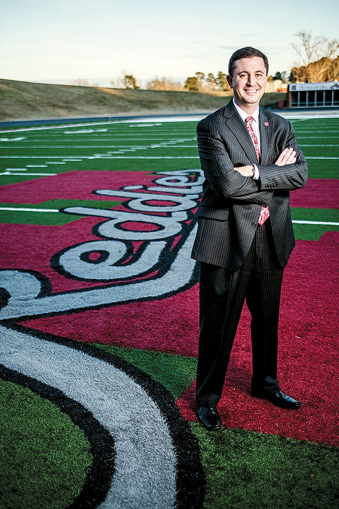 Shawn Jones is the athletic director at Henderson State University in Arkadelphia after accepting the university’s offer of the position late in 2013 and starting to work on Jan. 2. Jones said he has been following athletics at HSU since 2009, when he was the associate athletic director for external operations at the University of Central Missouri in Warrensburg.