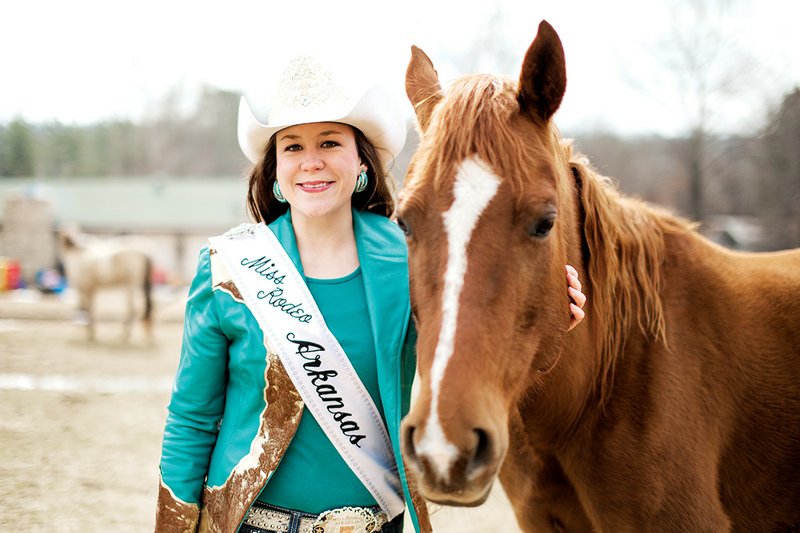 Stephanie Kaeppel, 23, is Miss Arkansas Rodeo 2014 and will travel the country to attend rodeos during the year. She was scheduled to have a coronation in Conway on Saturday.
