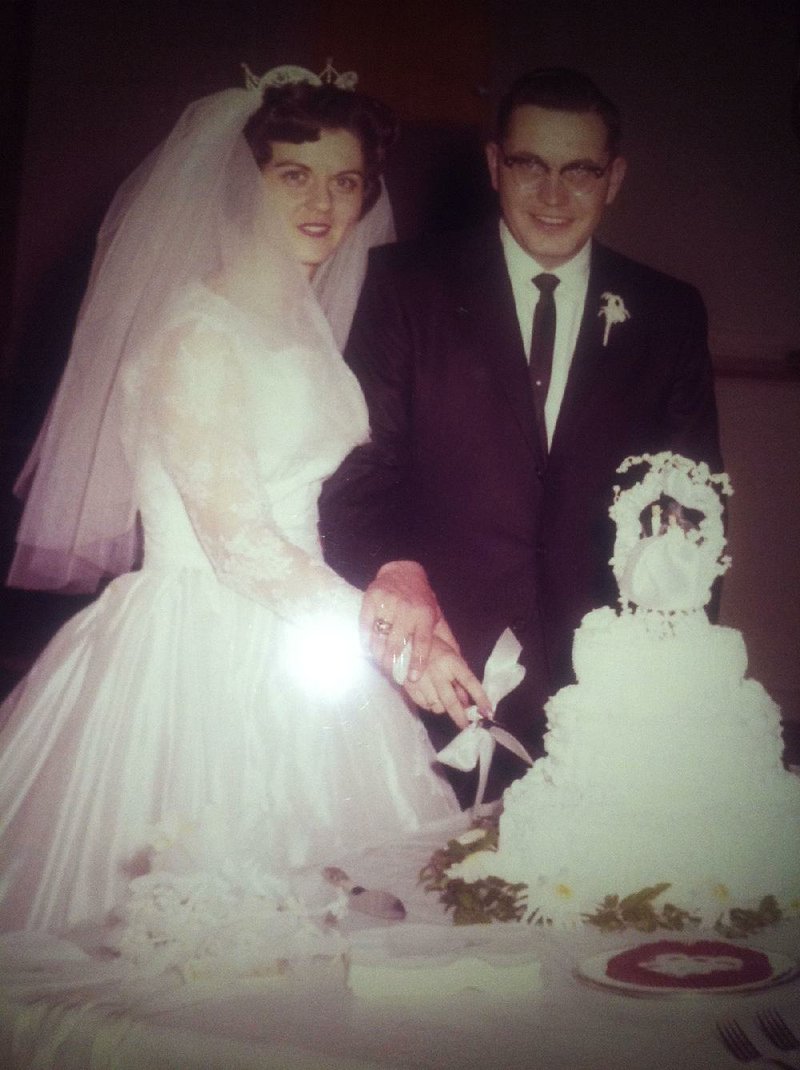 Joyce and Allen Lewis on their wedding day, Feb. 23, 1964 